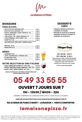 La Maison à Pizza - Juin 2026 La Maison à Pizza - Juin 2026